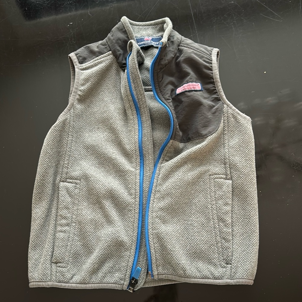 Vineyard Vines Size 6 Grey Boys Vest